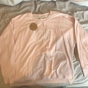 Rae Dunn Love Crewneck (NEW WITH TAGS!!)